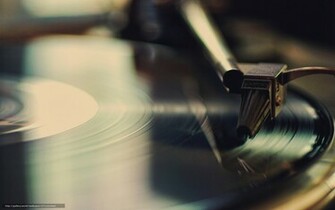 Wallpaper Record Music Player Retro Desktop