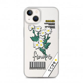 Daisy Summer Flowers Wallpaper iPhone Case
