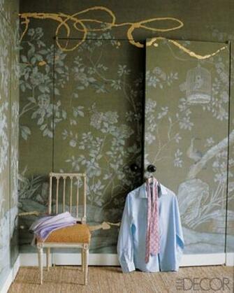 Wallpaper On Closet Doors Diy Craft Projects