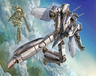 Battroid Vf 0s 0d Anime Macross HD Desktop Wallpaper