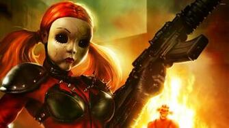 Dollface Twisted Metal Wallpaper Game