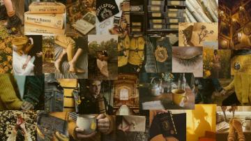 Desktop Wallpaper Hufflepuff Aesthetic