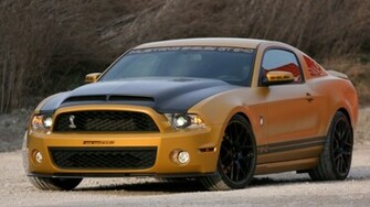 Ford Mustang Shelby Gt Golden Snake Wallpaper