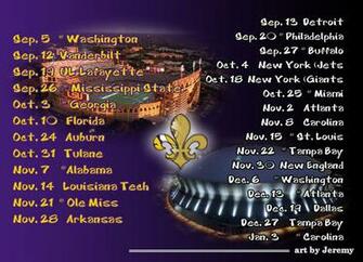 Saints Lsu Schedule Wallpaper Tigerdroppings