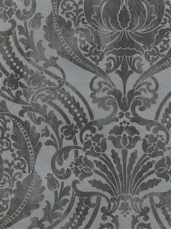 Damask Stripe Toile Library Book By Sanitas Blue Mountain