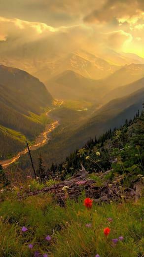 Landscapes Nature Panorama Twilight Time Of Day Wallpaper