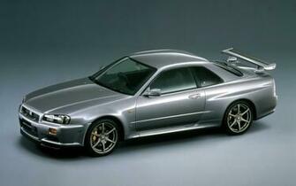 R34 Nissan Skyline Gtr Widescreen Wallpaper Desktop