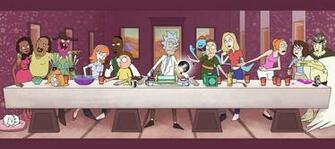 A Party Rick And Morty Hot Cartoon Animation Poster Vintage Retro