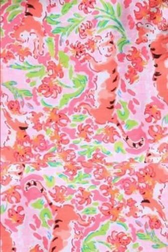 Tickled Pink Lilly iPhone Background
