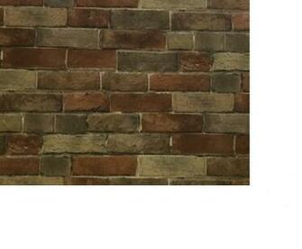Details About Wallpaper Faux Rust Tuscan Brick Wall Looks Real Up