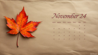 November Calendar Desktop Wallpaper