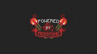 Powered By Redstone Wallpaper