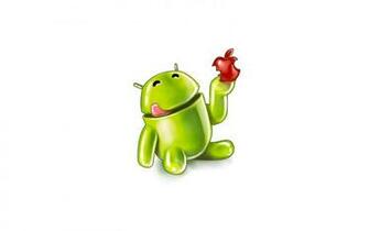 Art Tech Android Vs Apple Wallpaper