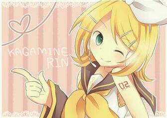 Kagamine Rin Vocaloid Detached Sleeves Wallpaper