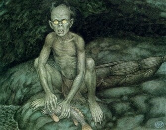Powerofbabel A Column On Gollum Portraits Of Fallen Hobbit