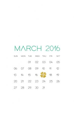 Be Linspired St Patricks Day March Themed iPhone Wallpaper