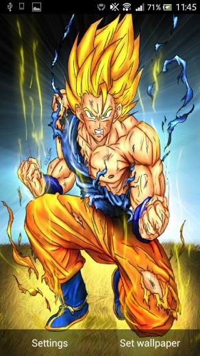 Super Saiyan Live Wallpaper Android Apps Games On Brothersoft