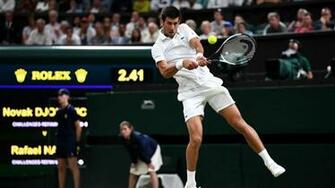 Novak Djokovic Holds Overnight Lead Against Rafael Nadal After