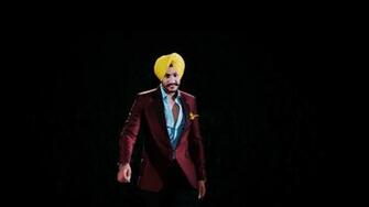 Rajvir Jawanda Yellow Turban Purple Suit Wallpaper Baltana