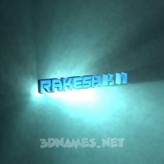 Pre Of Light Shine For Name Rakesh K N