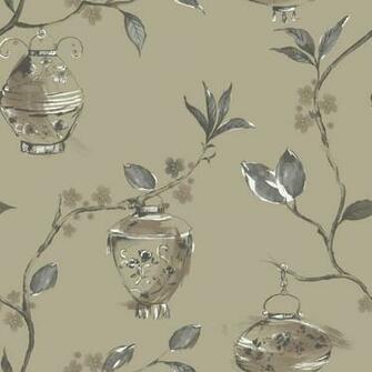 K2 Feature Wallpaper China Garden Gold Effect At