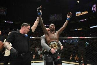 Ufc Israel Adesanya Octagon Inter