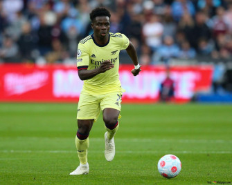 Nigerian Born English Football Player Bukayo Saka Who Plays For