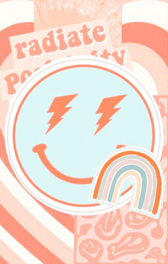 Preppy Stickers iPhone Wallpaper