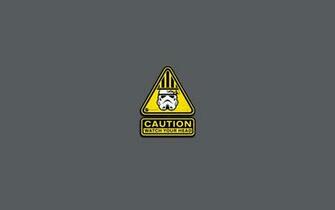 Caution Sign Background