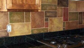 Faux Tile Backsplash Audreysartisticdesign Main
