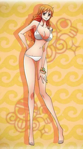 Nami Swimsuit Wallpaper One Piece By Kaz Kirigiri