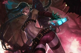 Jinx Fan Art League Of Legends Wallpaper