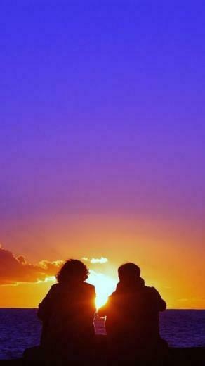 Romantic Sunset iPhone Wallpaper H Sky