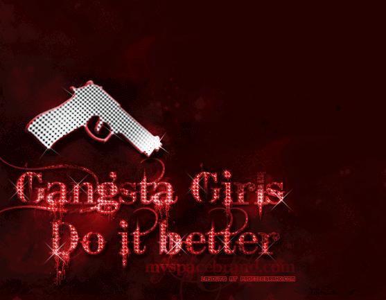 Gangsta Girls Gangster Formspring Background
