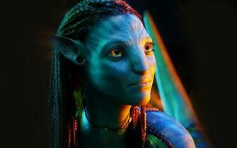 Neytiri Avatar Movie Blue HD Wallpaper Computer