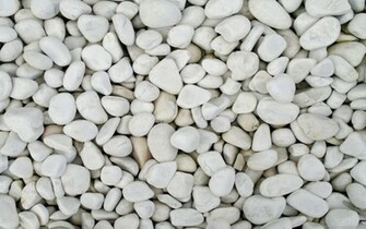 White Pebbles Wallpaper