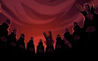 Zetsu Itachi Uchiha Kisame Kakuzu Hidan Akatsuki Group Anime Wallpaper