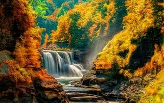 Autumn Waterfall