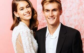 Wallpaper Kaia Gerber Presley Models Brother