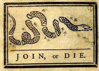 Join Or Die Ben Franklin Cartoon Wp Rugby Wallpaper
