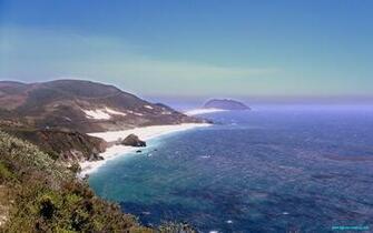 Big Sur California Computer Desktop Widescreen Wallpaper Of
