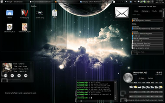 Dark Wind Kde4 Plasma Theme By Windypower