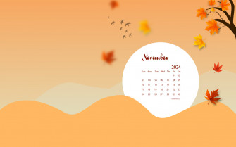 November Desktop Wallpaper Calendar