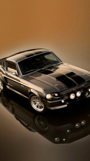 Mustang Shelby Gt500 Eleanor iPhone Wallpaper