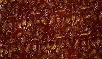 The Japanesque Design Of Lincrusta Used In Upper Frieze
