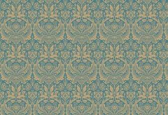 Desire Wallpaper Teal And Gold Traditional