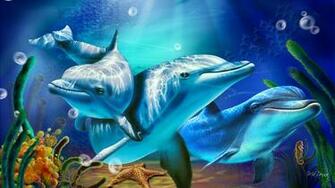 Dolphin Background Wallpaper HD Background Desktop
