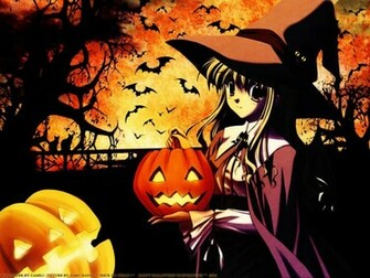 Halloween Anime Wallpaper Background