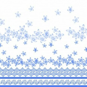 Blue And White Floral Background Stock Photo Public Domain