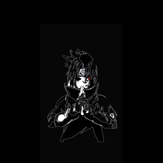 Naruto Sasuke Uchiha Phone Case For iPhone Samsung Galaxy Pixel Oneplus Wallpaper